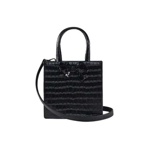 Self-portrait Cow Leather Small Square Bag Shoulder Bag Crossbody Bag Handbag Mini Women's Black