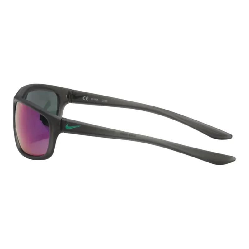 Nike Plate Frame Acetate Irregular Shape Sunglasses Kids' Black-2