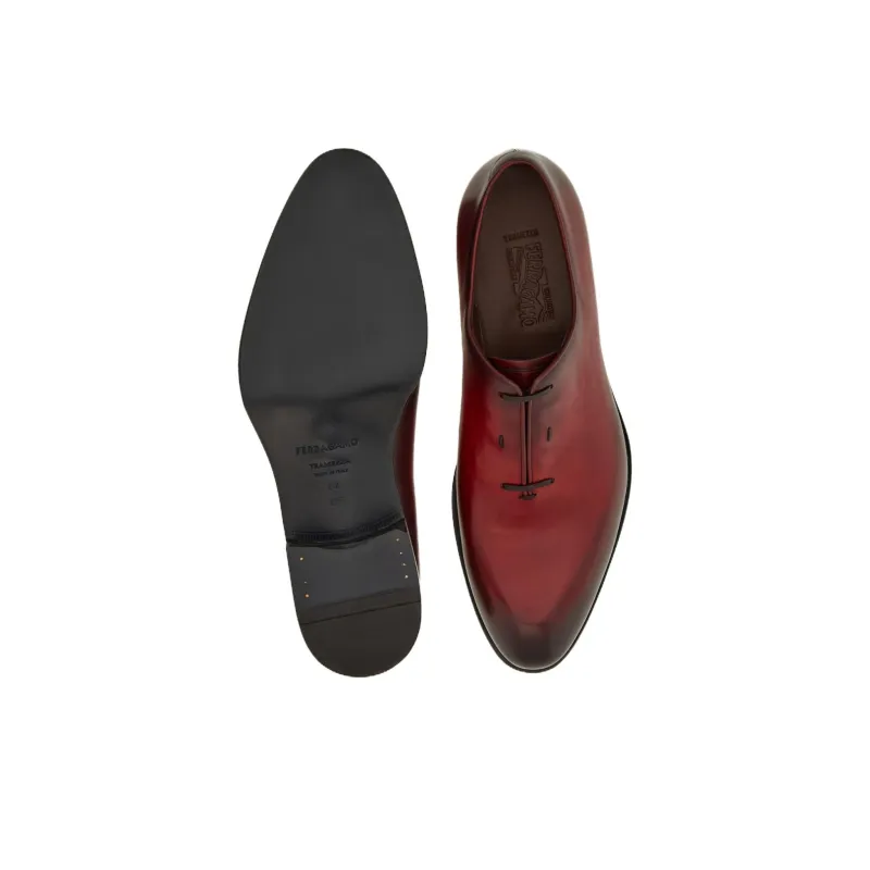 FERRAGAMO Oxford Almond-toe Shoes-3