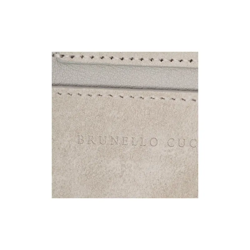 Brunello Cucinelli Logo debossed Leather Case-2