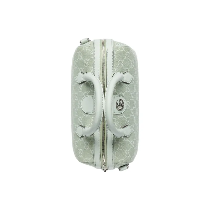GUCCI Ophidia Denim Shoulder Bag Crossbody Bag Handbag Small Size Women's Light Green-5
