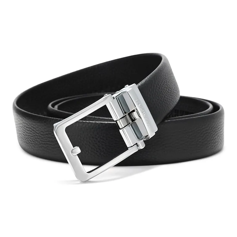 SEPTWOLVES Genuine Leather Studded Cow Leather Jeans Leather Belts Men's-0