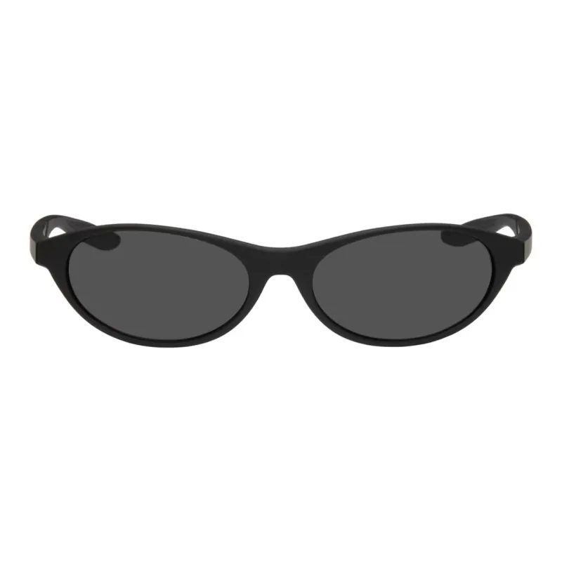 Nike Acetate Sheet Oval Sunglasses Unisex Black-0