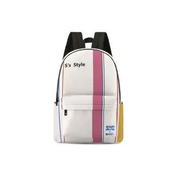 ONRF Polyester Backpack Unisex White
