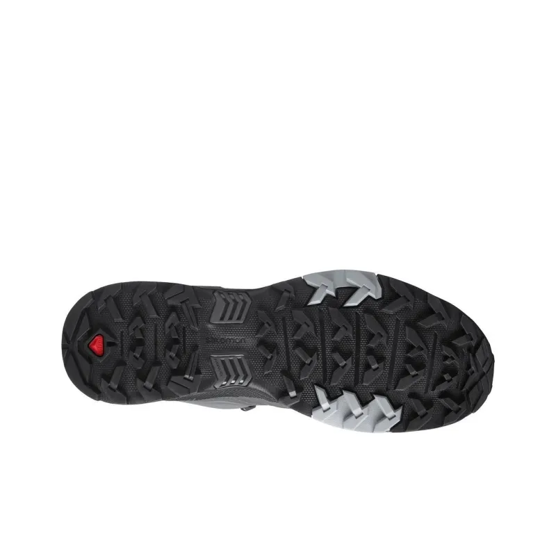 SALOMON X Ultra 4 GTX Cushioning Abrasion Resistant Coverage Support Balance Low Top Hiking Shoes Men's Iron Gray-4