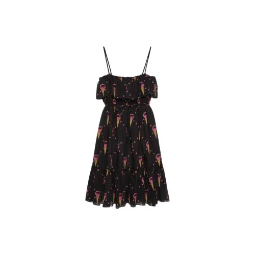 GUCCI Slip Dresses Women's Black