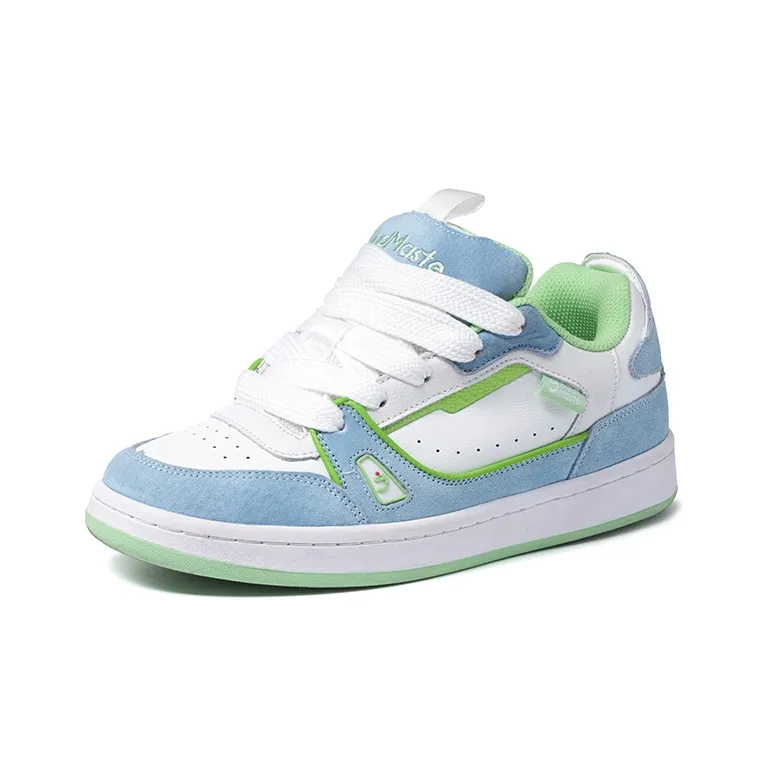 BladMaste Low Top Skateboard Shoes Unisex Rain Blue-5