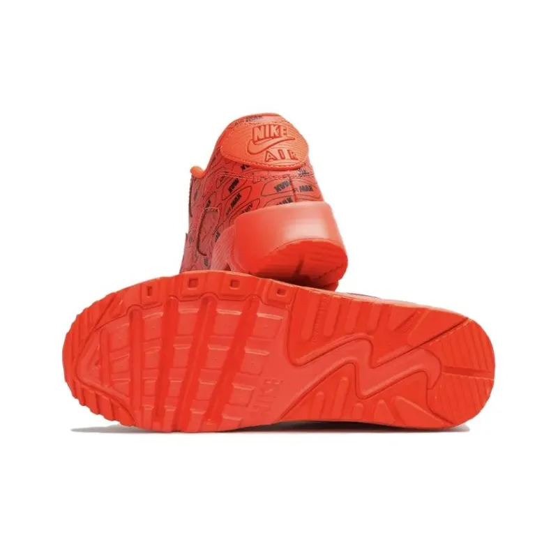 Nike Air Max 90 All-Over Print Bright Crimson GS-3