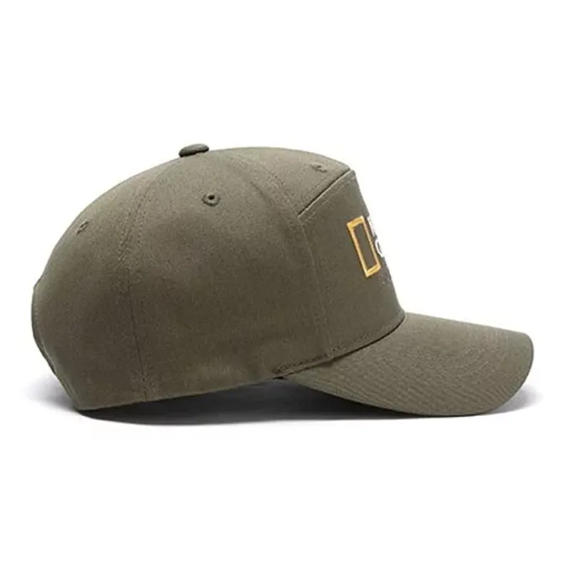 NATIONAL GEOGRAPHIC Cotton Baseball Caps Unisex Coffee-2