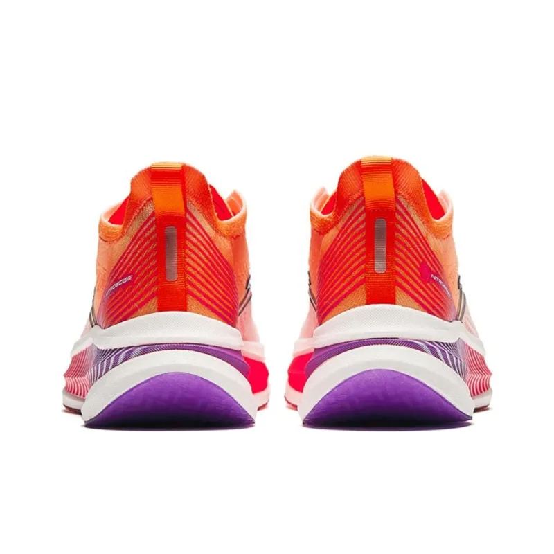Anta Cushioning Anti Slip And Wear Resistant Low Top Full Length Carbon Plate Training Running Shoes Men's Red White-2