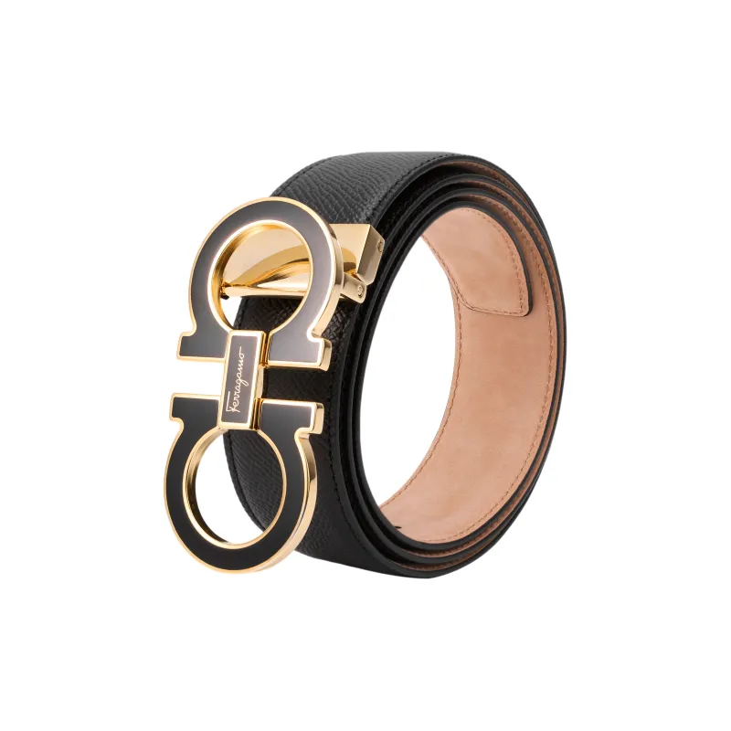 Ferragamo Reversible And Adjustable Gancini Belt-2