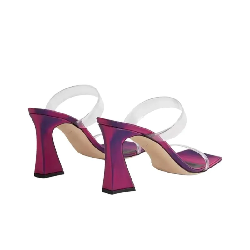 Giuseppe Zanotti 85mm Faminia Plexi Sandals Women's-3