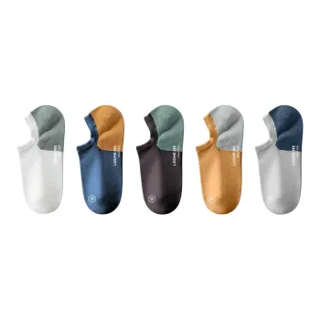 LEEME.ME No Show Socks Men's 5 Pack