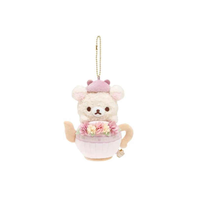SAN X Relaxed Bear Rilakkuma Dolls Plush Pendant 14cm Height-0
