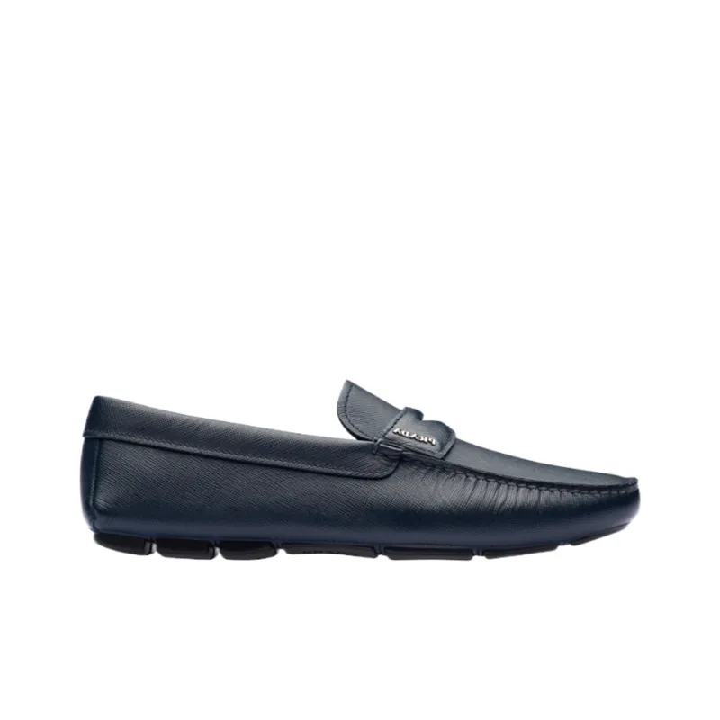 PRADA Logo Lettering Driving Loafers-1