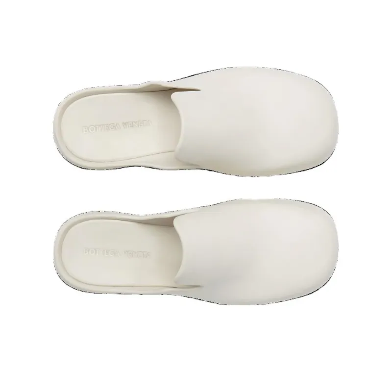 Bottega Veneta Rubber Flash Clog White-5