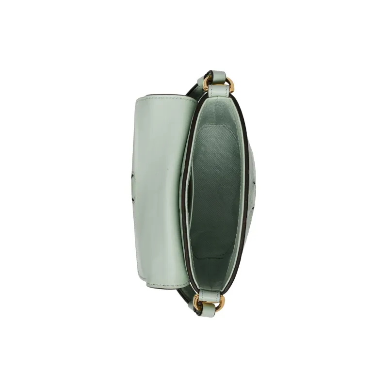GUCCI Leather Bucket Bag, Handbag, Shoulder Bag, Crossbody Bag Mini Women's Light Green-4