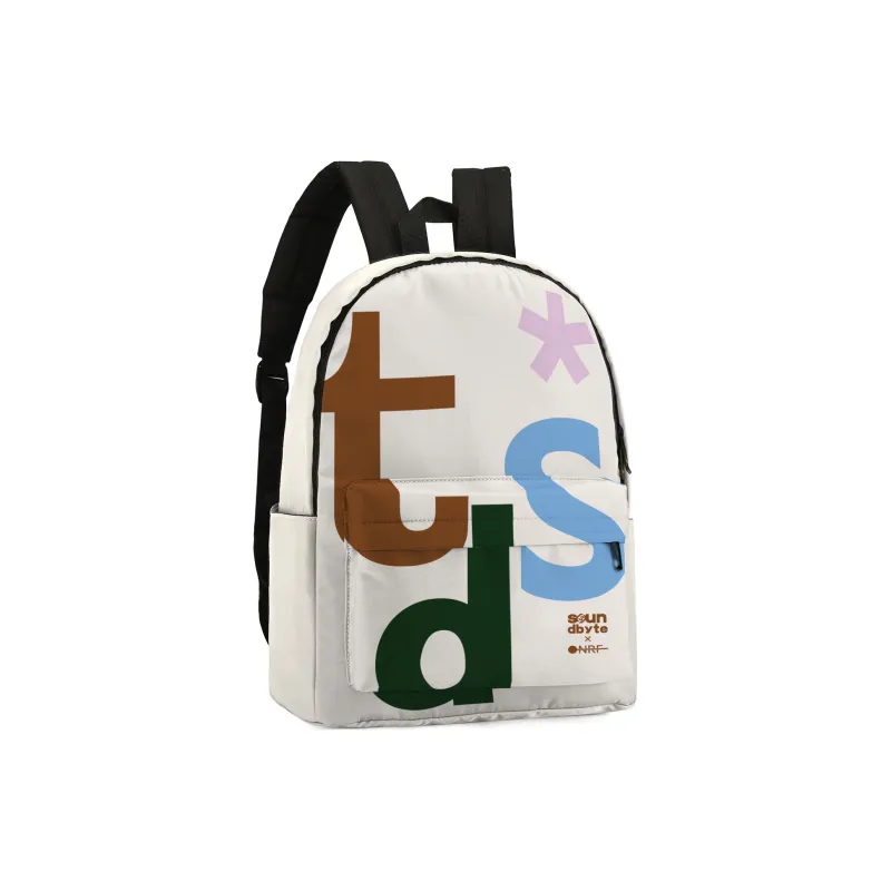 ONRF Polyester Backpack Regular Unisex White-1