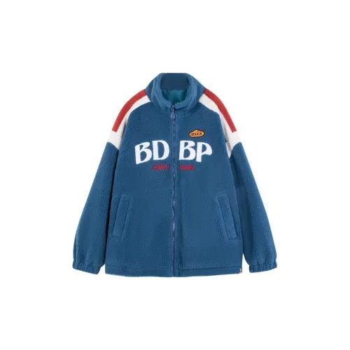 B.Duck Velvet Jackets Women's Navy Blue