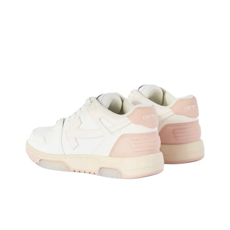 OFF WHITE Out Of Office Ooo Low Tops White Pink Beige Women's-2