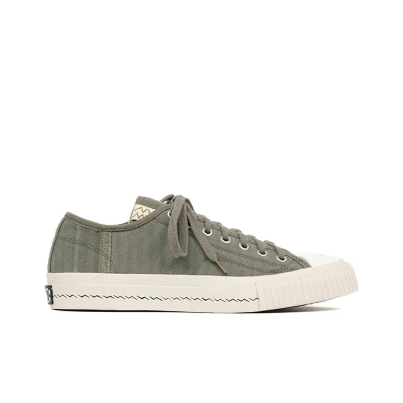 Visvim Skagway Lo Stylish Skateboarding Shoes Men's Green-4