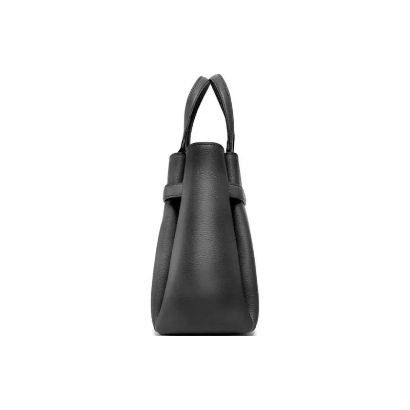 MICHAEL KORS Leather Shoulder Bag, Crossbody Bag, Handbag Medium Size Women's Black-2