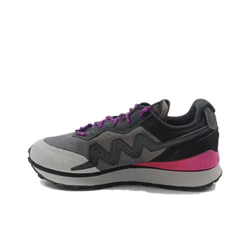 LiNing Cushioning Wear-Resistant Low-Top Casual Shoes Men's Black Gray Pink