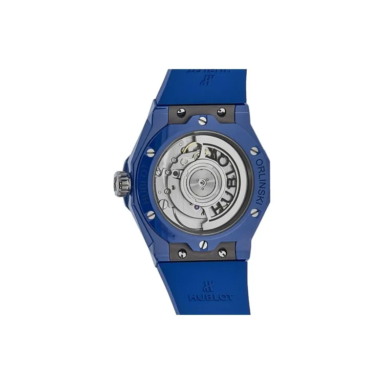 HUBLOT CLASSIC FUSION Collection Automatic Mechanical Movement Men's Watches Watch 40mm Blue Dial Ceramic Watch Case-4