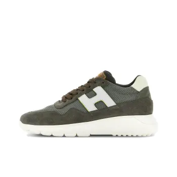 HOGAN Interactive Panelled Leather Sneakers