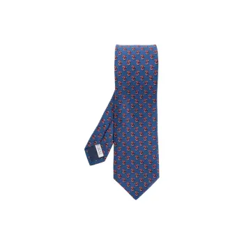 Ferragamo Micro Pattern Printed Tie