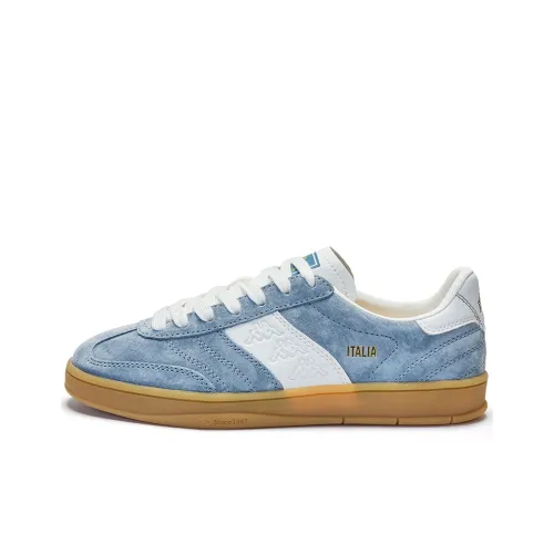 Kappa Skateboard Shoes Unisex Low-Top Misty Blue Gray/Korean White