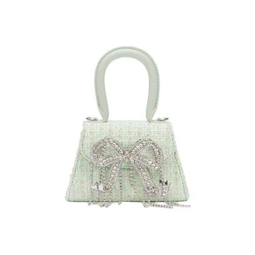 Self portrait Polyester Shoulder Bag, Crossbody Bag, Handbag Micro Women's Mint Green