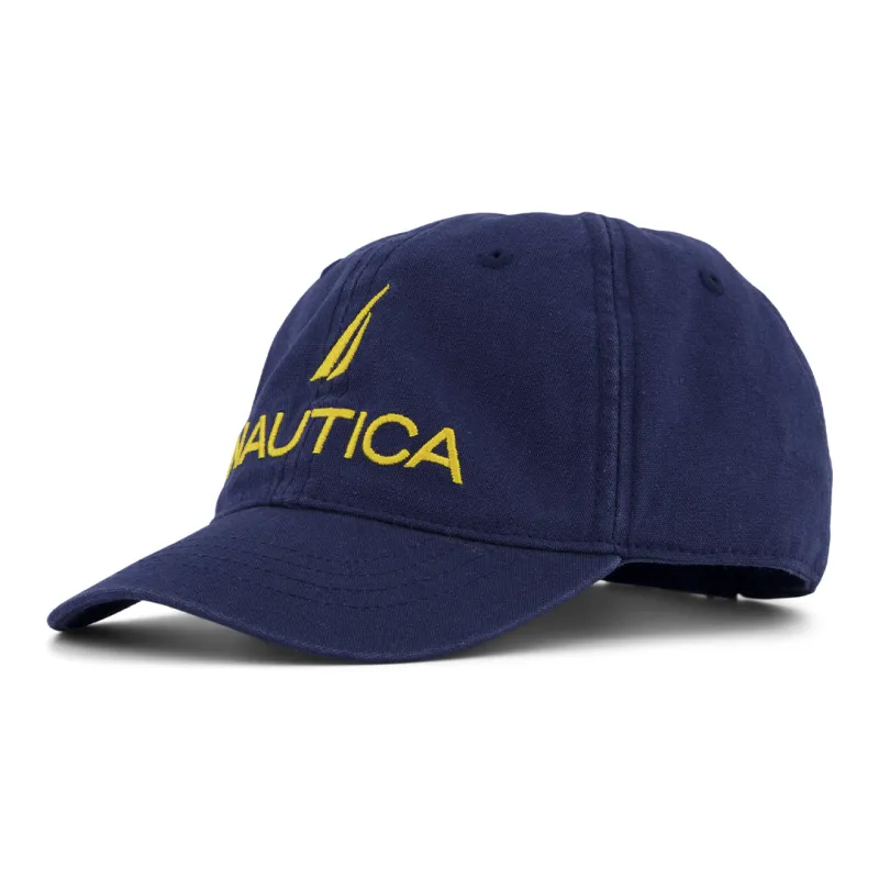 NAUTICA Cotton Baseball Caps Kids' Marine Blue-0