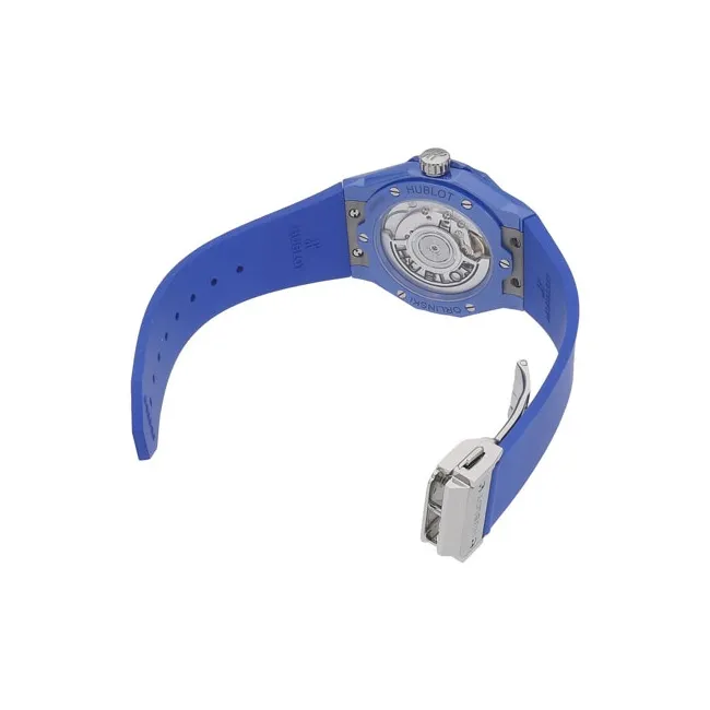 HUBLOT CLASSIC FUSION Collection Automatic Mechanical Movement Men's Watches Watch 40mm Blue Dial Ceramic Watch Case-3