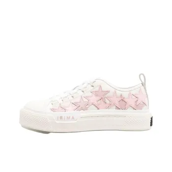 AMIRI Women's Stars Court Low 'White Pink Canvas'