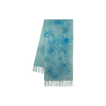 Acne Studios Tie Dye Logo Patch Scarf