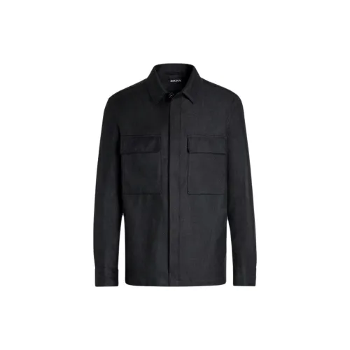 Ermenegildo Zegna Shirts Men Black