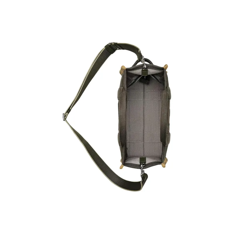 MARC JACOBS Woven Jacquard Tote Bag Shopping Bag Shoulder Bag Crossbody Bag Handbag Medium Size Women's Bronze Green-3