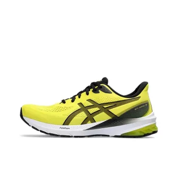 Asics GT-1000 12 Anti-Slip Wear-Resistant Low-Top Running Shoes Men's Yellow