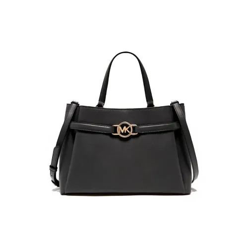 MICHAEL KORS Leather Shoulder Bag, Crossbody Bag, Handbag Medium Size Women's Black