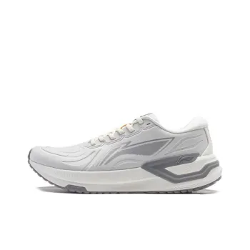 LiNing YueYing 3.0 Durable Breathable Low Top Running Shoes Men's Gray White
