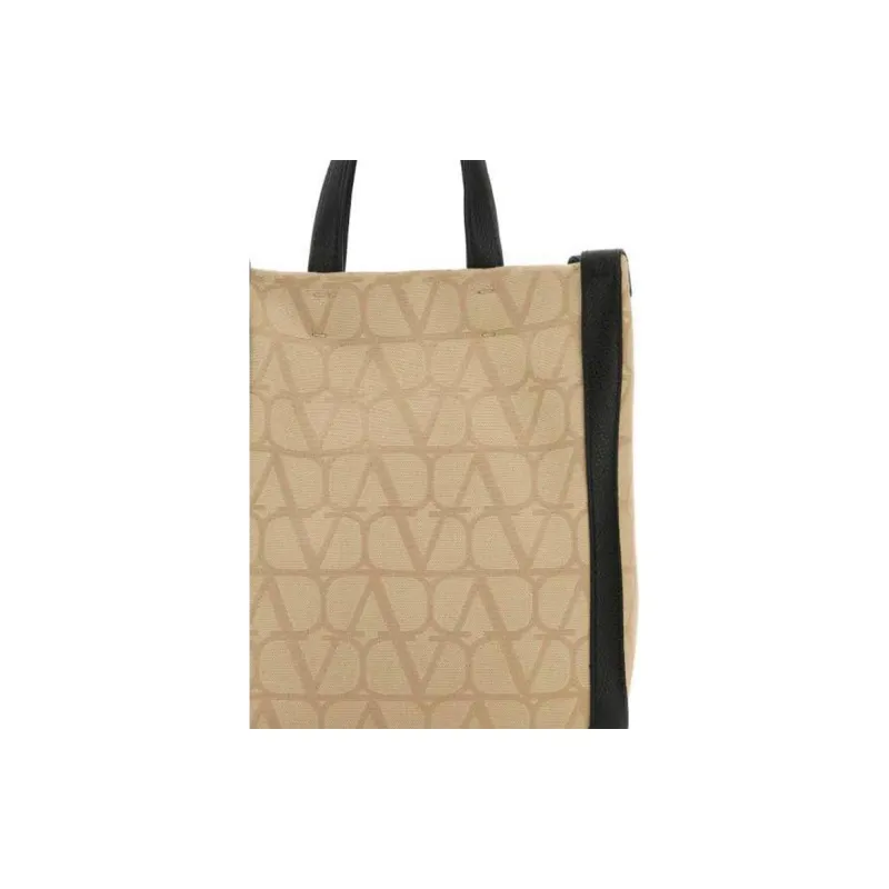 Valentino All Over Logo Patterned Tote Bag-2