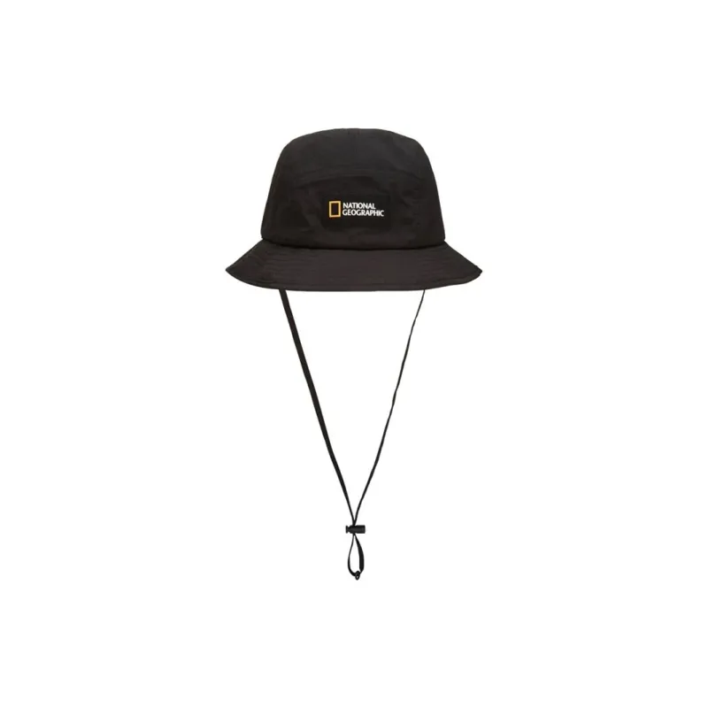 NATIONAL GEOGRAPHIC Nylon Polyester Bucket Hats Unisex Black-0