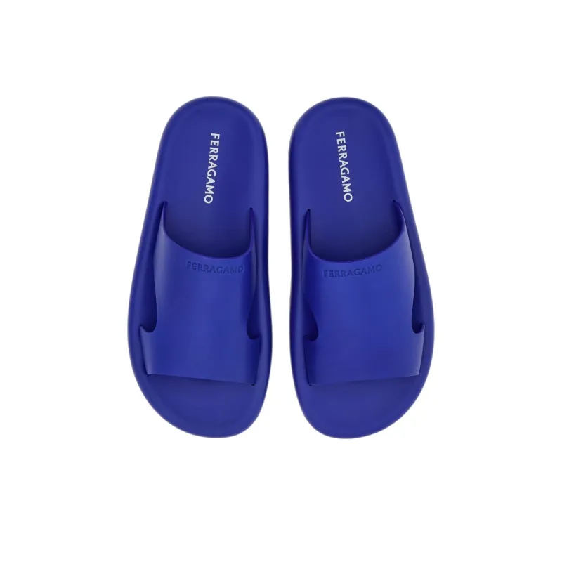 FERRAGAMO Open-toe Leather Slides-2