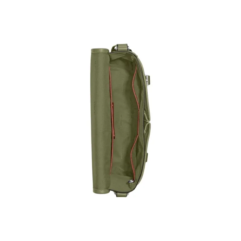 COACH League Cow Leather Messenger Bag Crossbody Bag Shoulder Bag Large Size Men's Moss Green-3