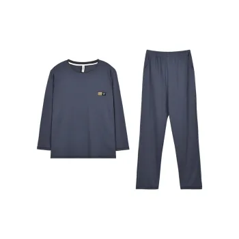 WOLFSFUL Pajama Set Men's Gray Blue