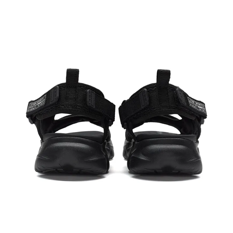 XTEP Beach Sandals Men Black-3