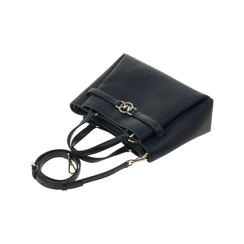 MICHAEL KORS Leather Shoulder Bag, Crossbody Bag, Handbag Medium Size Women's Black-3