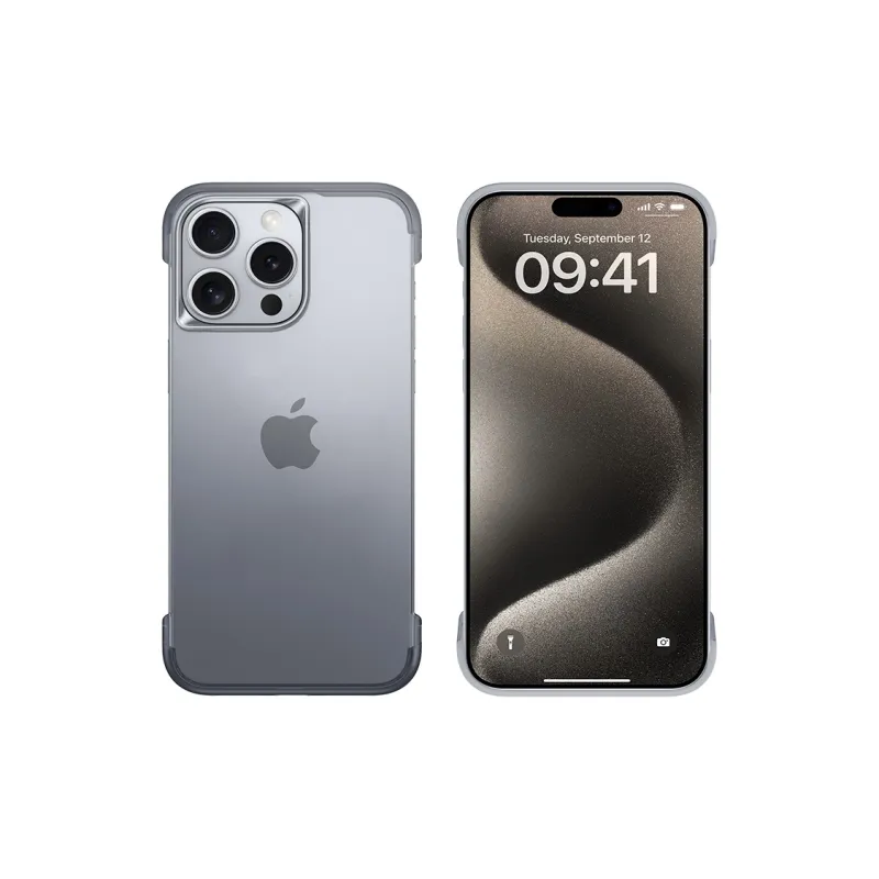 Hanno Matte Material Zero Sense Rimless Phone Cases Apple 15 Pro Max/iPhone 15 Pro-3