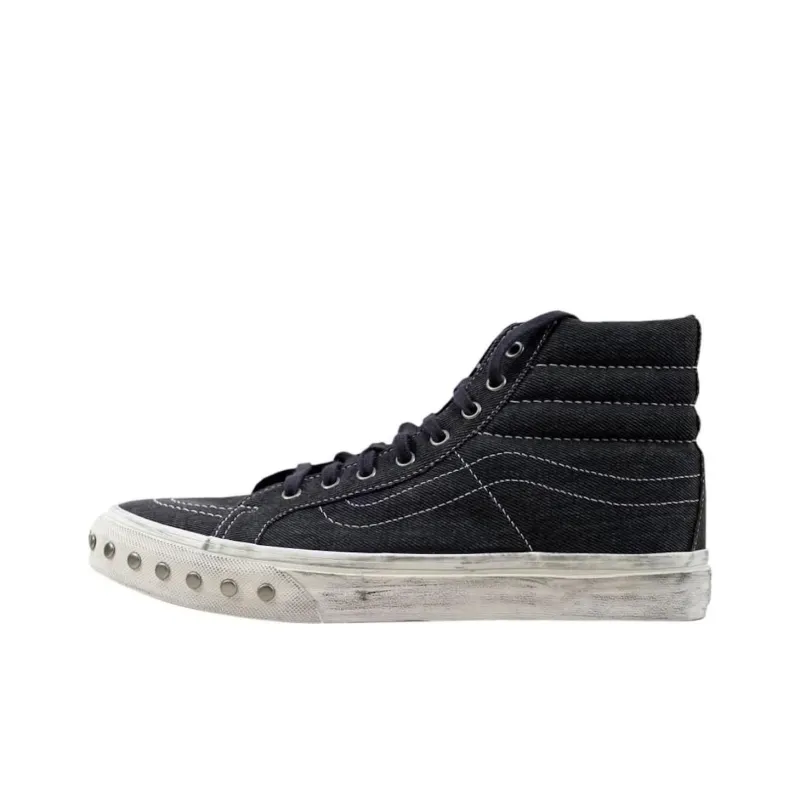 Vans SK8 Hi Slim Overwashed Blue Graphite-0